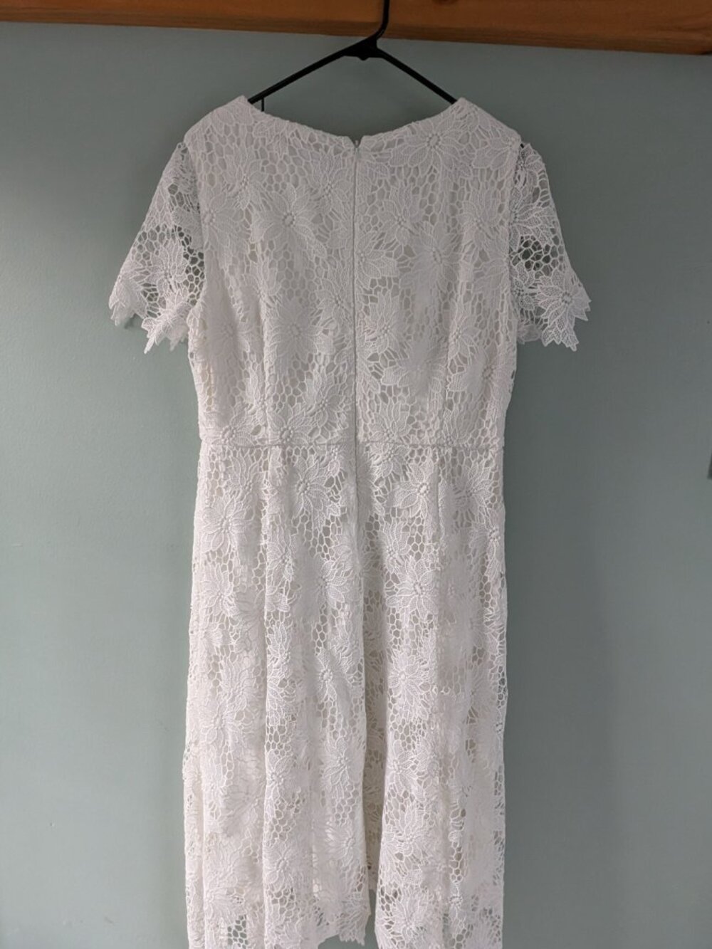 NWT Preston & York White Lace Dress, Size 14 - Picture 3 of 5